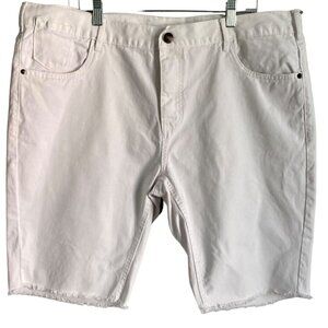 Denim Co. White Cotton Shorts Women's Size 40 Waist